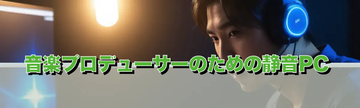 音楽プロデューサーのための静音PC
