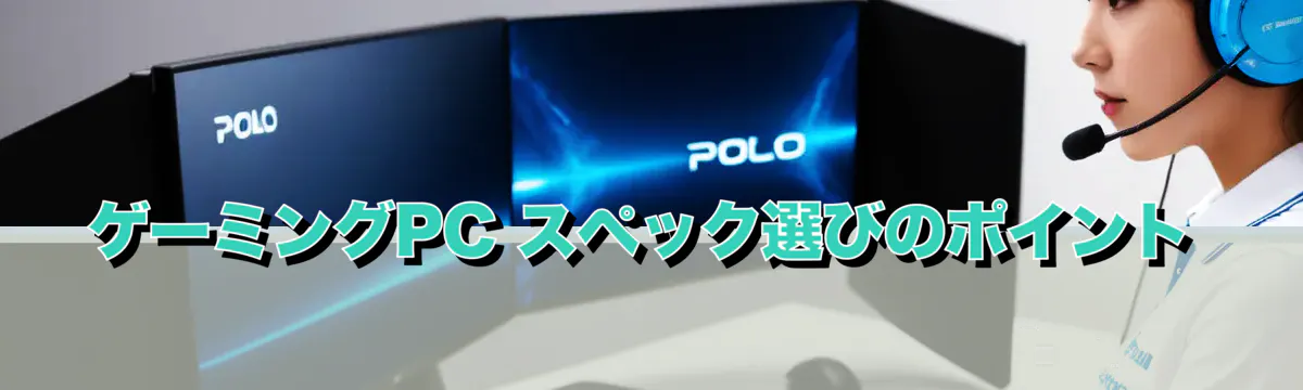 ゲーミングPC スペック選びのポイント