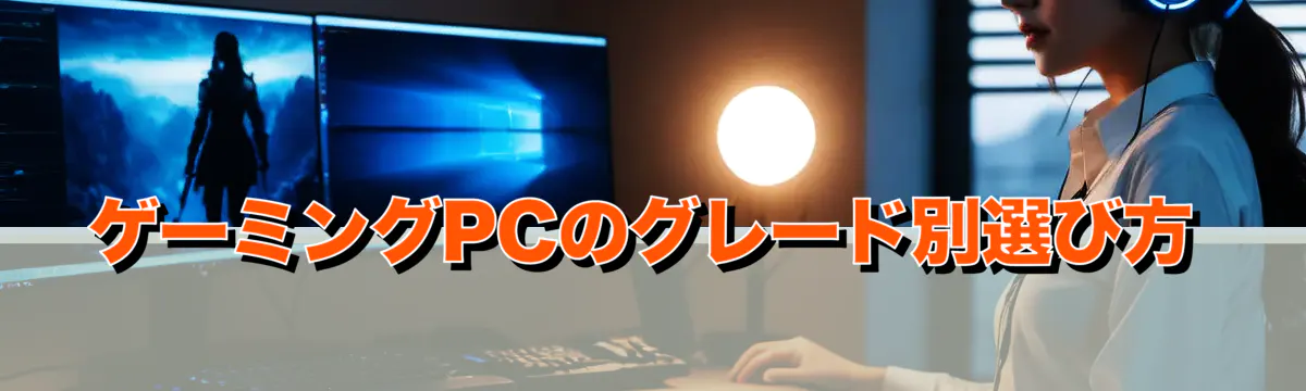 ゲーミングPCのグレード別選び方