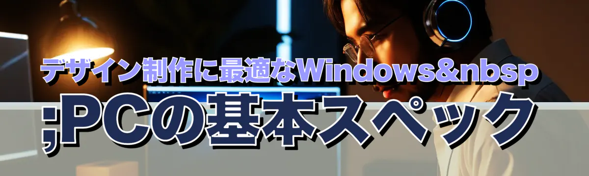 デザイン制作に最適なWindows PCの基本スペック