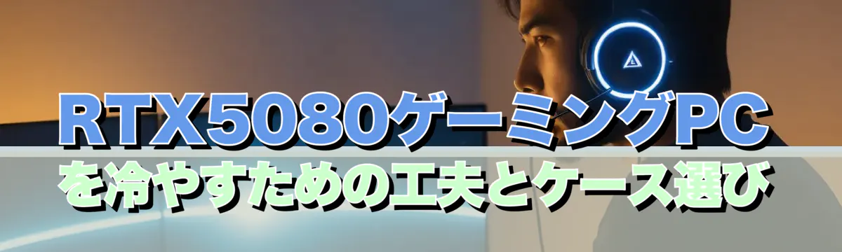 RTX5080ゲーミングPCを冷やすための工夫とケース選び