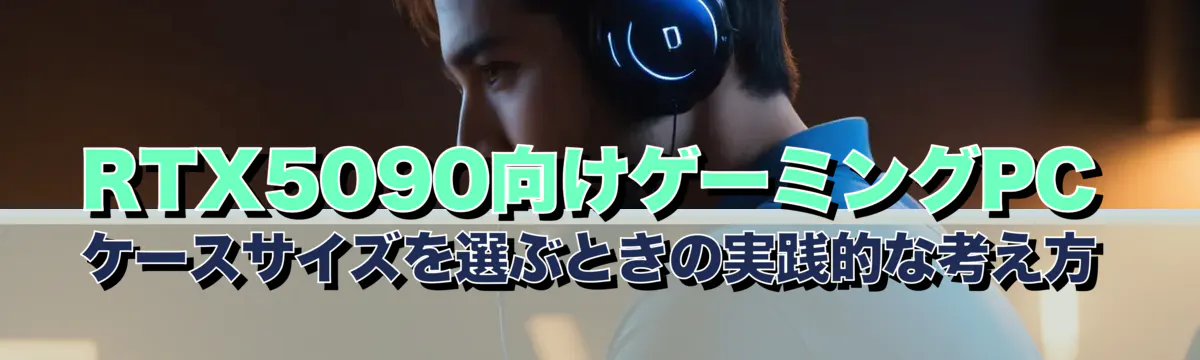 RTX5090向けゲーミングPC ケースサイズを選ぶときの実践的な考え方