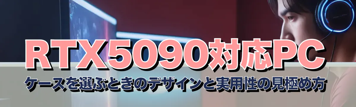 RTX5090対応PCケースを選ぶときのデザインと実用性の見極め方