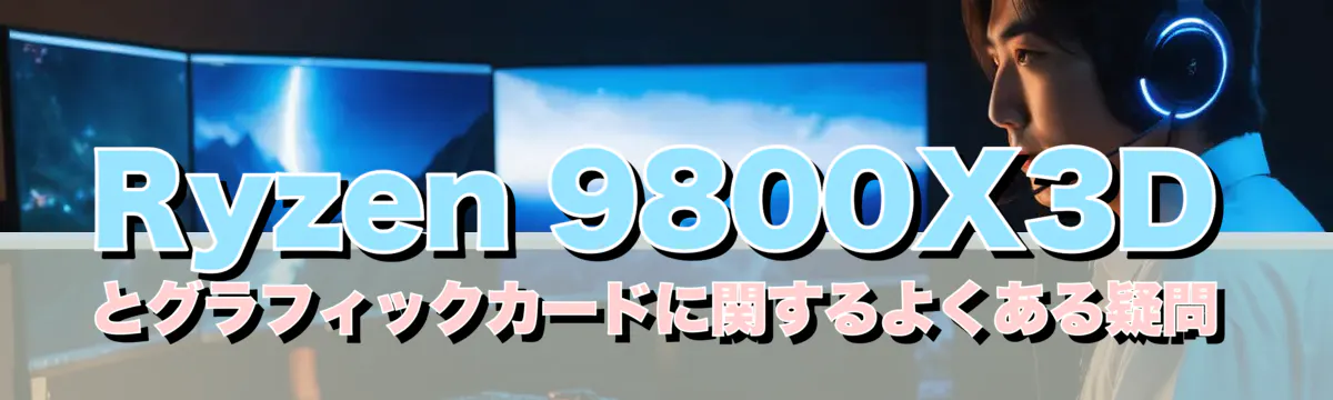 Ryzen&nbsp;9800X3D とグラフィックカードに関するよくある疑問