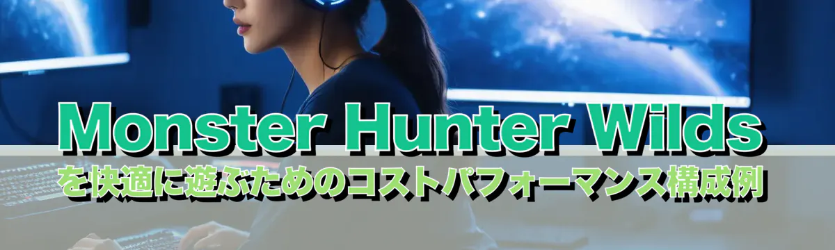 Monster Hunter Wildsを快適に遊ぶためのコストパフォーマンス構成例