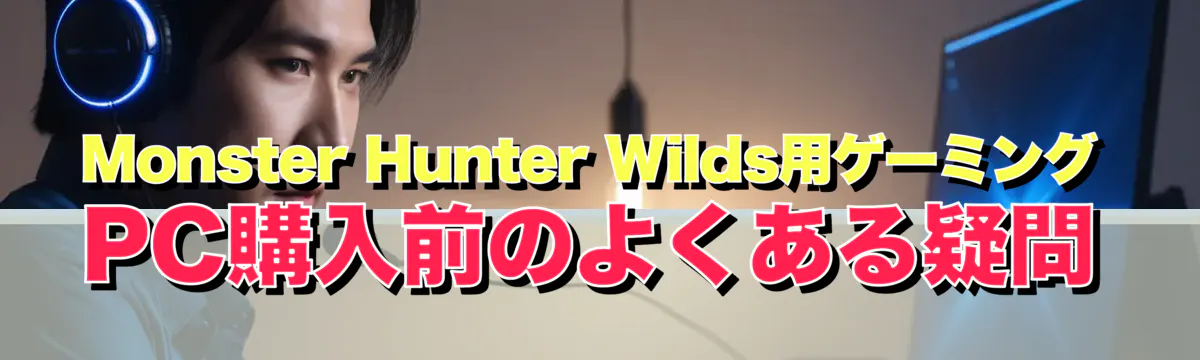Monster Hunter Wilds用ゲーミングPC購入前のよくある疑問