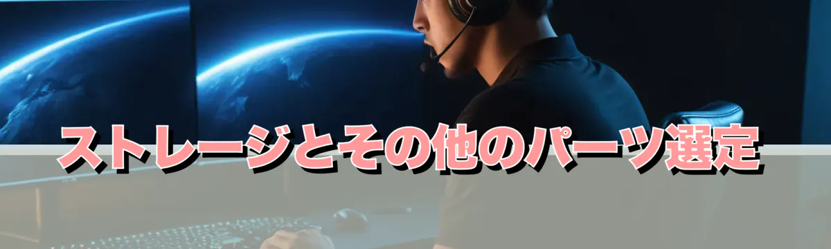 ストレージとその他のパーツ選定