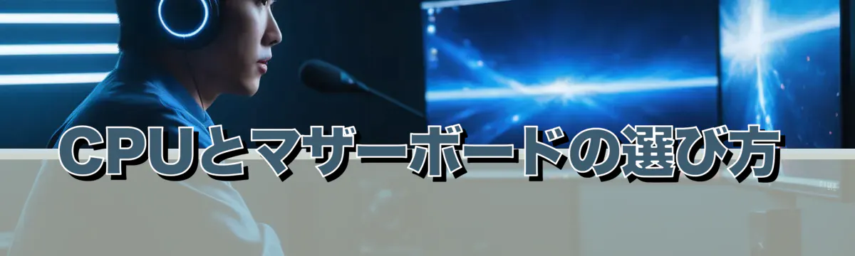 CPUとマザーボードの選び方