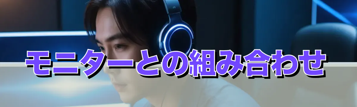 モニターとの組み合わせ