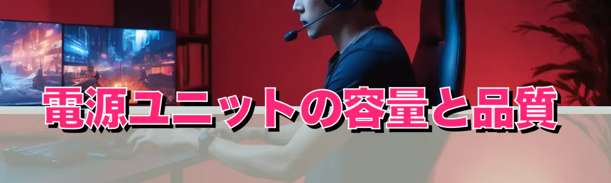 電源ユニットの容量と品質