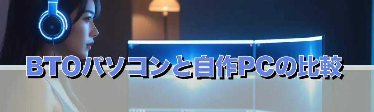 BTOパソコンと自作PCの比較