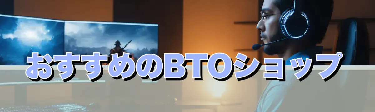 おすすめのBTOショップ