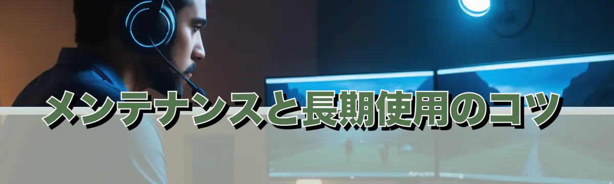 メンテナンスと長期使用のコツ