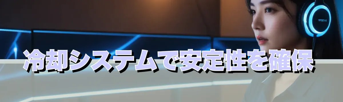 冷却システムで安定性を確保