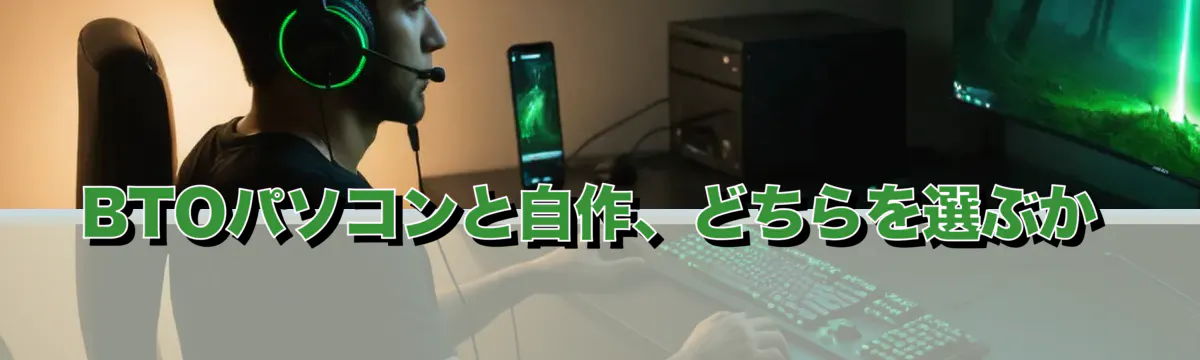 BTOパソコンと自作、どちらを選ぶか