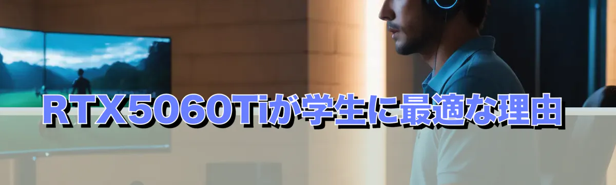 RTX5060Tiが学生に最適な理由