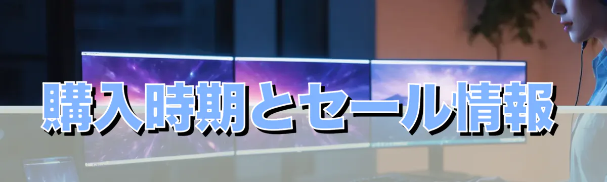 購入時期とセール情報