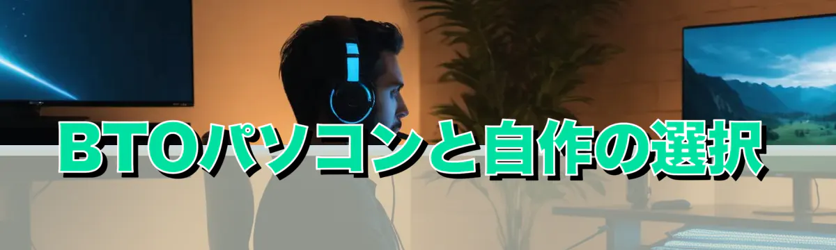 BTOパソコンと自作の選択