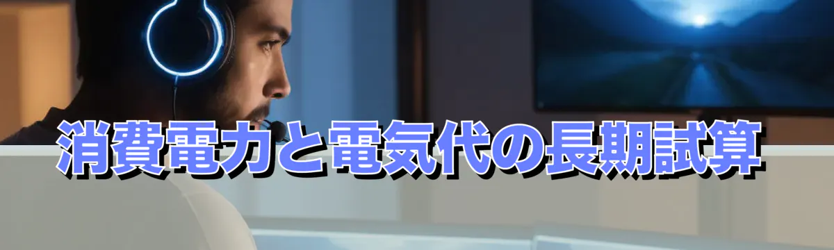 消費電力と電気代の長期試算
