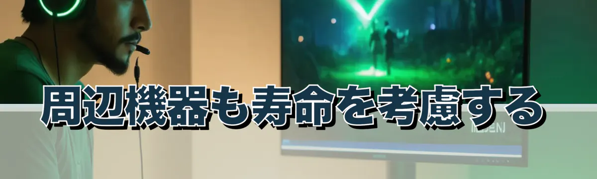 周辺機器も寿命を考慮する