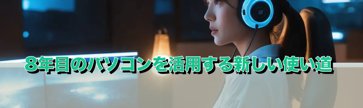 8年目のパソコンを活用する新しい使い道