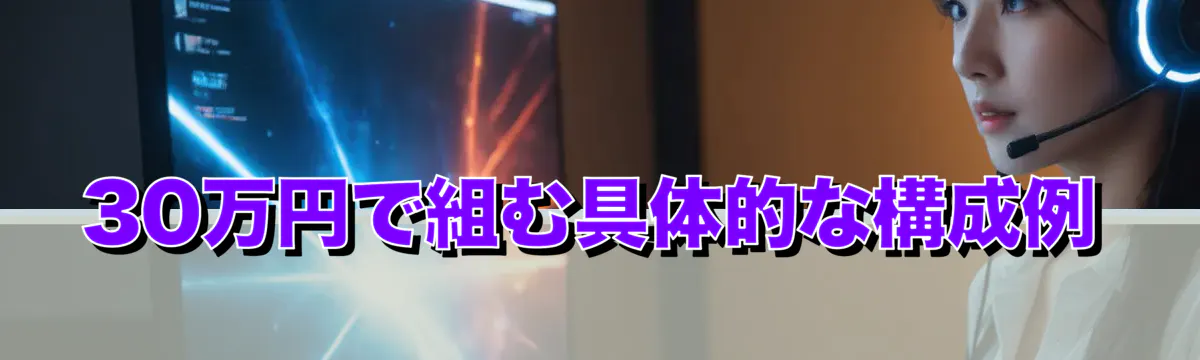 30万円で組む具体的な構成例