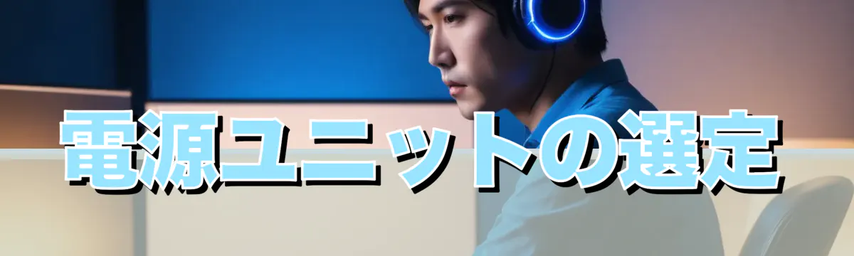 電源ユニットの選定