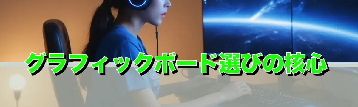グラフィックボード選びの核心