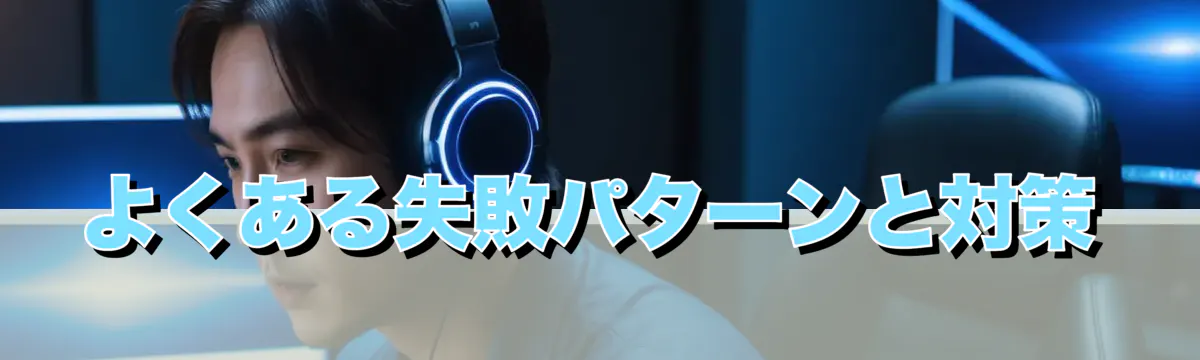 よくある失敗パターンと対策