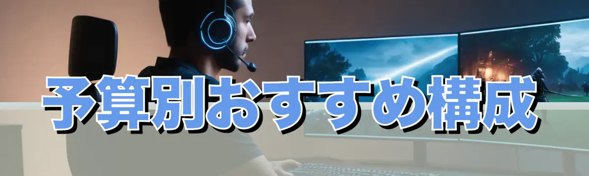 予算別おすすめ構成