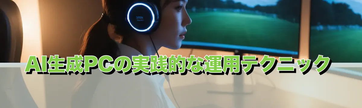 AI生成PCの実践的な運用テクニック