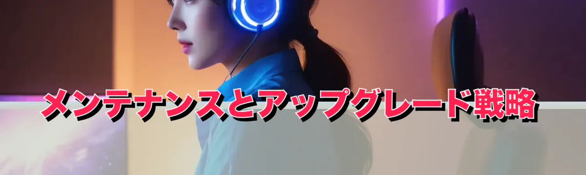 メンテナンスとアップグレード戦略