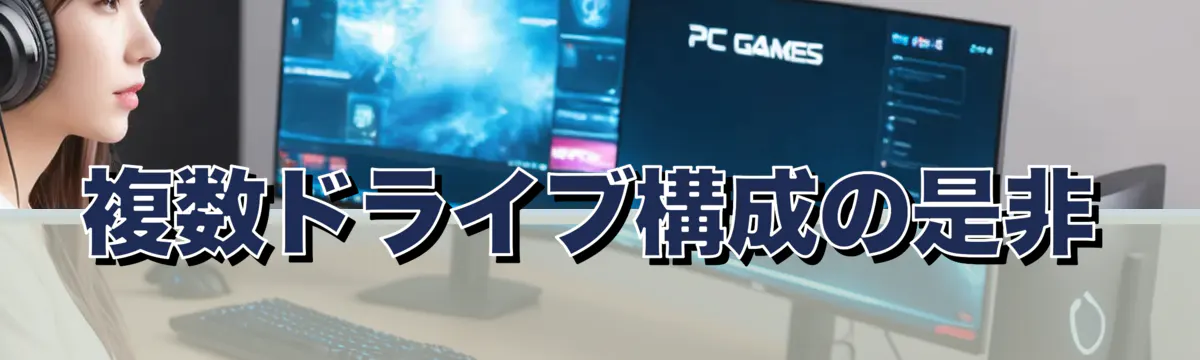 複数ドライブ構成の是非