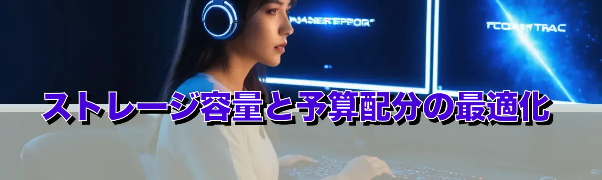 ストレージ容量と予算配分の最適化