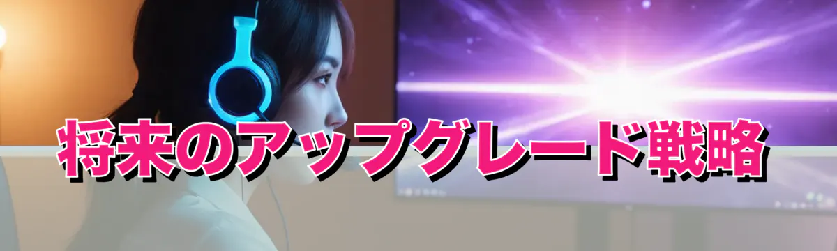 将来のアップグレード戦略