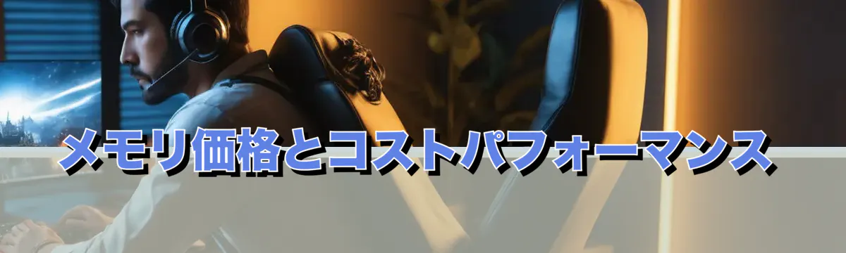 メモリ価格とコストパフォーマンス