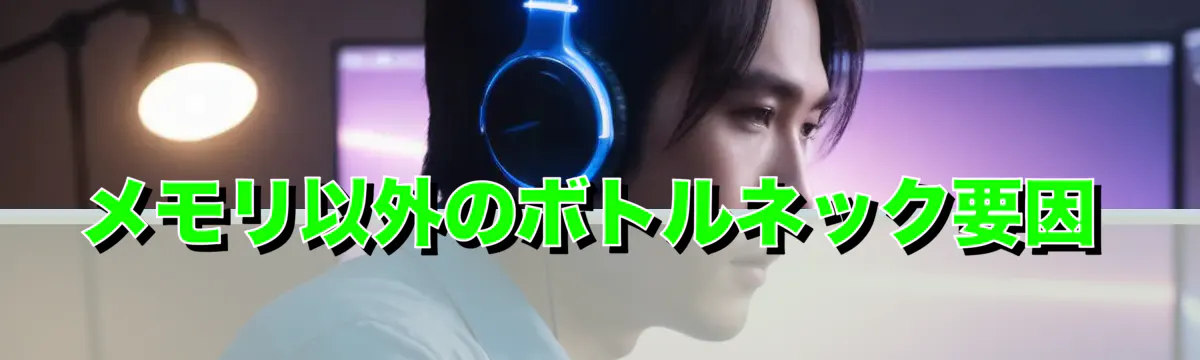 メモリ以外のボトルネック要因