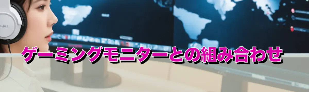 ゲーミングモニターとの組み合わせ