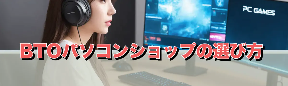 BTOパソコンショップの選び方