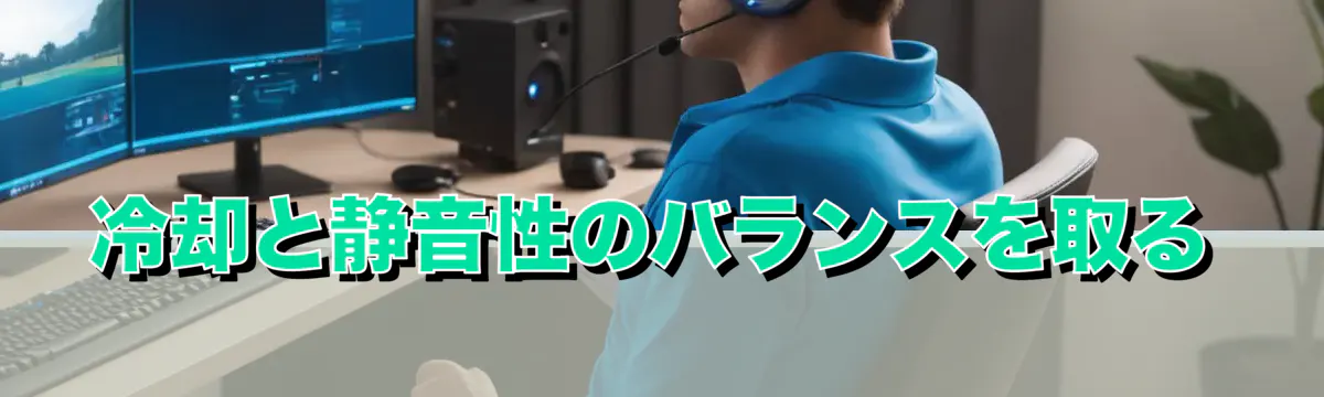 冷却と静音性のバランスを取る
