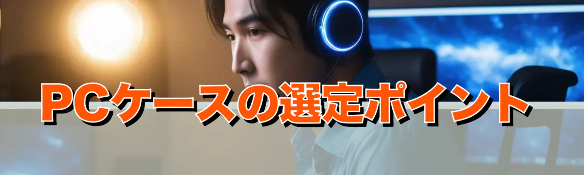 PCケースの選定ポイント