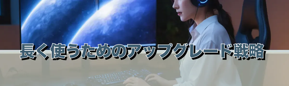 長く使うためのアップグレード戦略