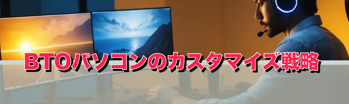 BTOパソコンのカスタマイズ戦略