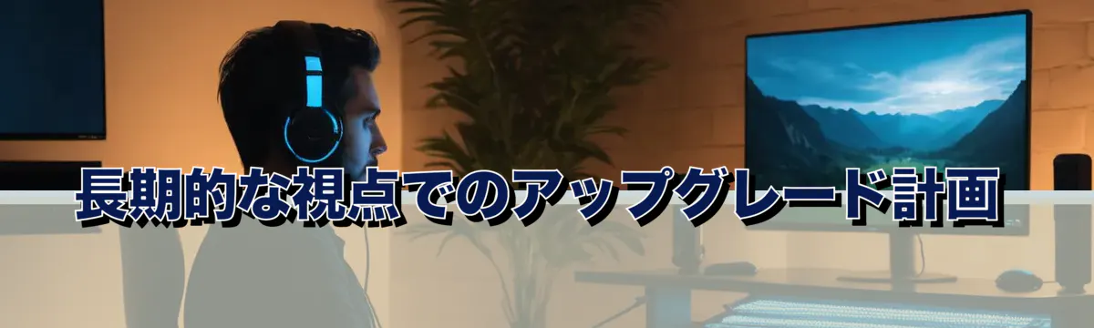 長期的な視点でのアップグレード計画