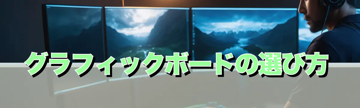 グラフィックボードの選び方