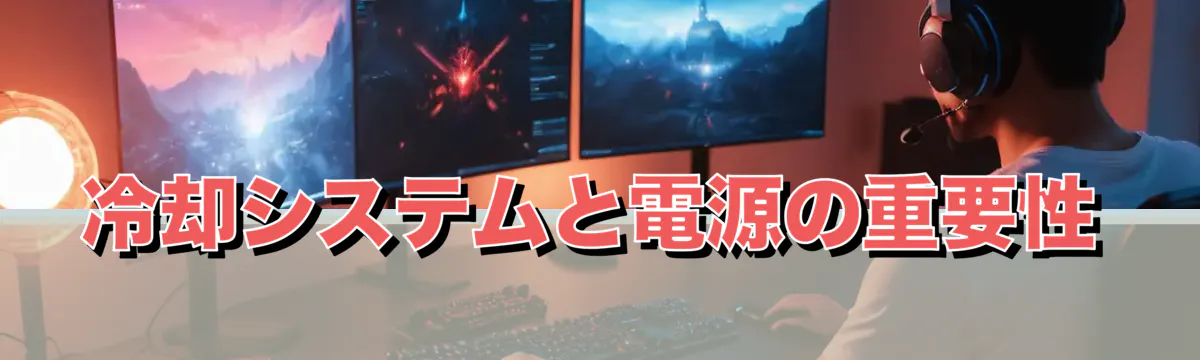 冷却システムと電源の重要性