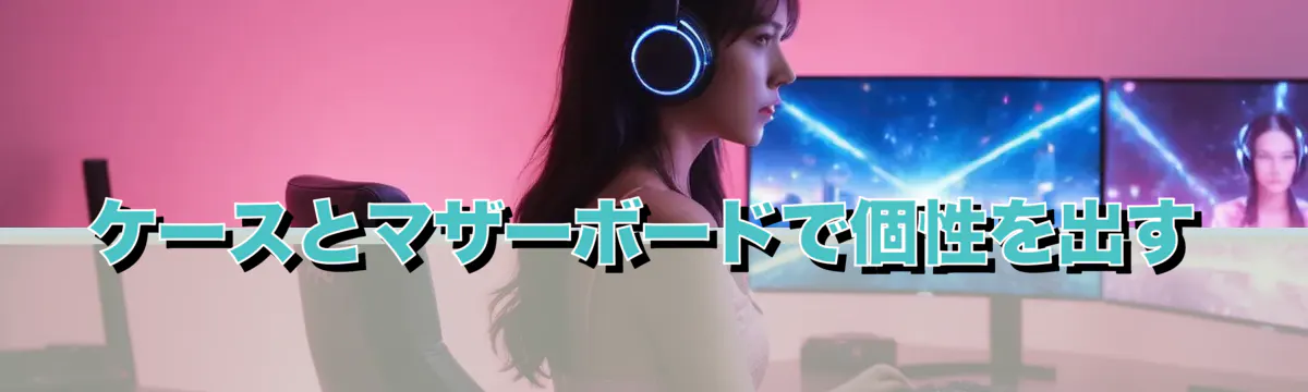 ケースとマザーボードで個性を出す