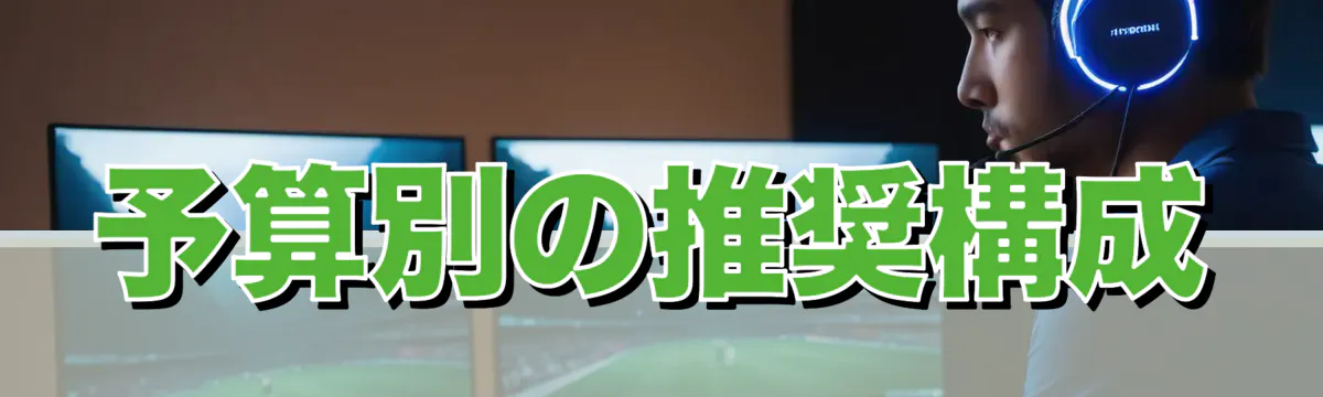 予算別の推奨構成