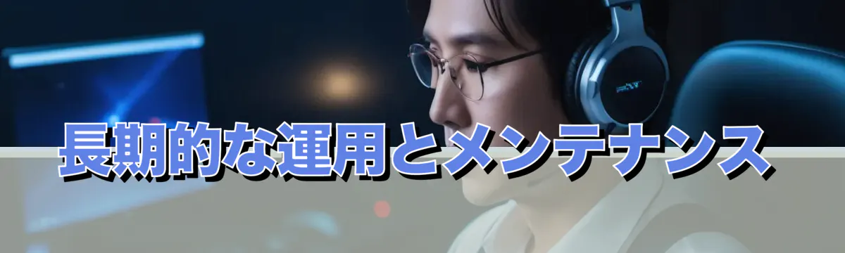 長期的な運用とメンテナンス