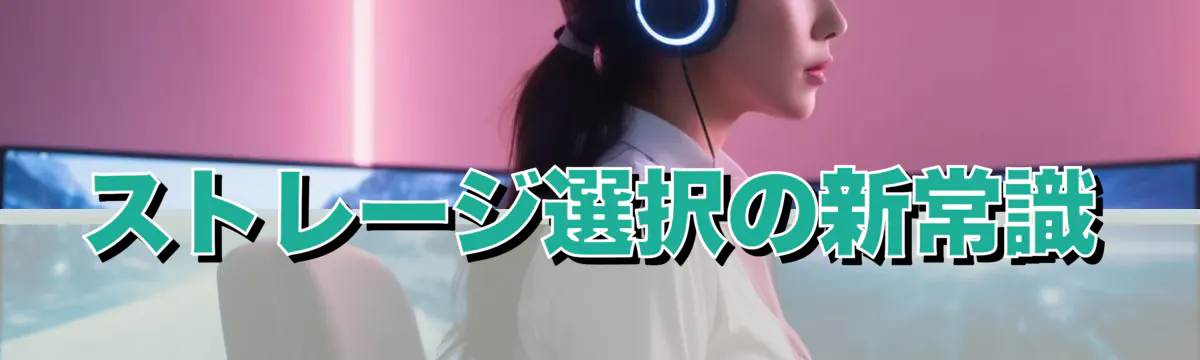 ストレージ選択の新常識